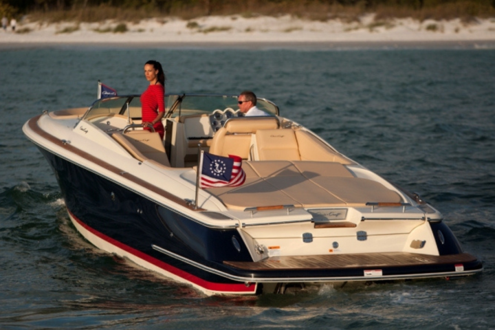 a small boat in a body of water